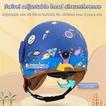 Шлем детский мотоциклетный Vespa Half Koliyn, желтый - фото 7