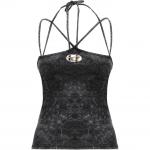 Футболка женская черная DIESEL - фото