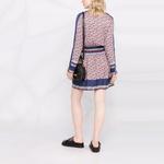 Женское платье с длинными рукавами розового цвета PINKO - фото 4