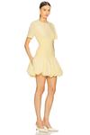 Мини-платье с коротким рукавом Libbie Simkhai, buttercream - фото 2