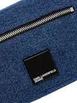 Джинсовая мини-сумка на молнии Karl Lagerfeld Jeans, синий - фото 4
