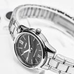 Женские часы Standard Series Black LTP-V005D-1B2 CASIO - фото 5