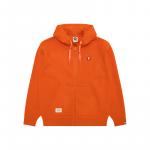 Джемпер  с капюшоном A Bathing APE Moonface Aape, серо-белый - фото 3