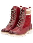 Ботильоны на шнуровке REMONTE, темно-красный - фото 3