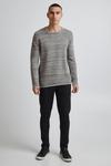 Пуловер !SOLID Rundhals, серый - фото 2
