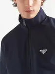 Куртка на молнии с логотипом Prada, синий - фото 5