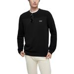 Свитшот Regular-Fit с принтом логотипа HUGO BOSS, темно-синий - фото 7