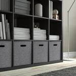 Коробка BLADDRA IKEA, 33x38x33 см, серый - фото 5