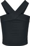 Топ Urban Classics Ladies Cross Top, черный - фото 2