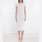 Льняное платье идальго Marella, белый - фото