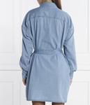 Платье с поясом Tommy Jeans, синий - фото 4