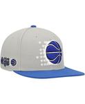 Мужская серо-синяя кепка Orlando Magic Hardwood Classics Essentials 2.0 Snapback Mitchell & Ness - фото