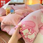 LUOLAI HOME Комплект постельного белья, 180 см, 4 предмета - фото