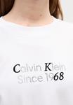 Футболка Calvin Klein Jeans RELAXED INSIDE OUT, Brilliant White/White - фото 8