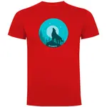 Футболка Kruskis Wolf Night, красный - фото