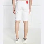 Джинсовые шорты зауженного кроя Hugo, белый - фото 2