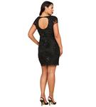 Блестящее коктейльное платье для женщин Lara, Black - фото 2