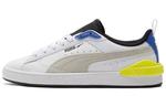 Кроссовки PUMA Suede Bloc 'White Silver Blue' - фото