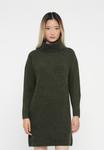 Платье VILA VIHANNA ROLLNECK , Forest Night/Dark Green - фото