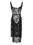 Платье миди из кружева Alchemy, черный - фото 2
