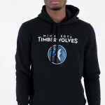Худи New Era NBA Regular Minnesota Timberwolves, черный - фото 5