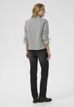 Блуза Kaffe Blouse, Grey White Stripe/Grey - фото 3