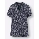 Блузка с принтом Inspirations Inspirationen, синий - фото 4