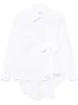 Рубашка с узлами Viktor & Rolf, белый - фото