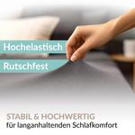 Простыня Carpe Sonno цвета графита, 140/200 см - фото 6