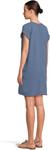 Платье Mod-o-doc Roll-Up Short Dolman Sleeve Shift Dress, Pacific Blue - фото 3
