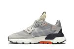 Кроссовки Adidas Nite Jogger J 'Grey Orange', серый - фото 3