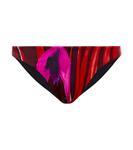 Плавки бикини с принтом в форме овала Louisa Ballou, Red Raven - фото