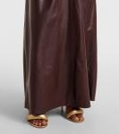 Кожаное платье миди Dodo Bar Or, Bordo - фото 5