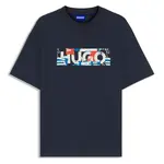 Футболка HUGO Nugix 10258299 01, синий - фото
