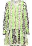 Платье IZIA Mit Reptilprint, цвет Grün Mehrfarbig - фото