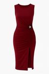 Платье WOMAN VISION, бордовый - фото 2