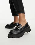 Черные массивные лоферы ASOS DESIGN Masterpiece - фото 4