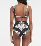 Топ бикини с принтом Johanna Ortiz, черный - фото 3