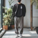 Унисекс худи Nike черное - фото 5