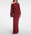 Макси-платье с одним плечом Aya Muse, Fig - фото 2