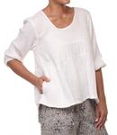 Блузка Dove в белом цвете Tulip Clothing - фото 3