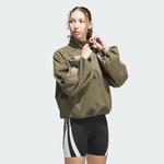 Куртка Adidas Basketball Half-Zip Pullover, цвет Olive Strata - фото 3