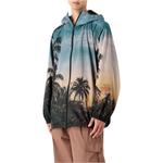 EMPORIO ARMANI Куртка с капюшоном с принтом пальмы, Multicolor - фото 5