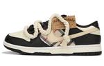Кроссовки Nike Dunk Skateboard Shoes Men Low-Top Beige Yellow/Black - фото