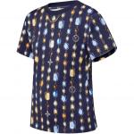 Футболка с принтом Lv Necklace LOUIS VUITTON, синий - фото 5