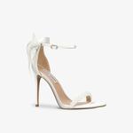 Атласные босоножки bellarosa на каблуке с бантом Steve Madden, бежевый - фото 3