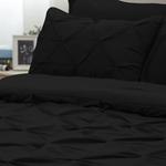 PG Beddings Комплект постельного белья стеганый черный Black - фото 7