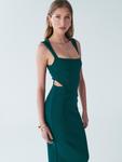 Миди платье BWLDR Riri, Emerald - фото 2