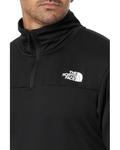 Флис The North Face Cedar Trail Grid Fleece 1/4 Zip, черный - фото 3