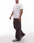 Брюки-мешки brandon темно-коричневого цвета Carhartt Wip - фото 3